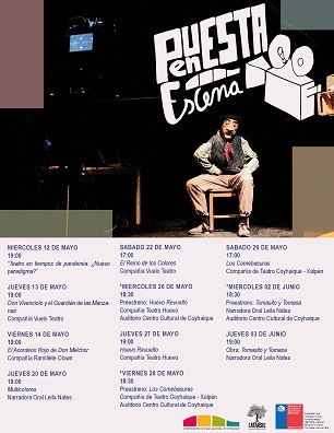 CORPORACIÓN CULTURAL DE COYHAIQUE INVITA AL TEATRO REGIONAL ONLINE