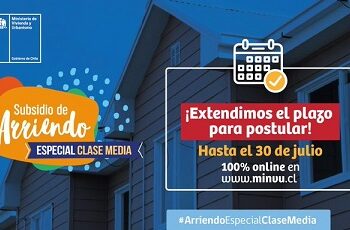 Minvu anuncia extensión del plazo para postular al Subsidio de Arriendo Especial Clase Media