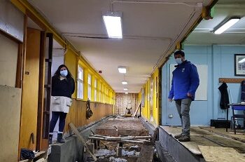 Con recursos FAEP del Mineduc mejoran infraestructura en escuela Hamburgo de Puyuhuapi