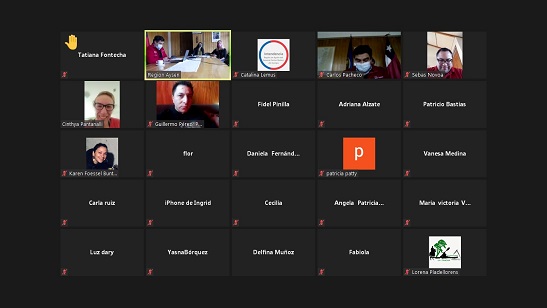 Intendenta Ossa sostiene reunión informativa sobre Bono MYPEs con organizaciones y representantes del comercio