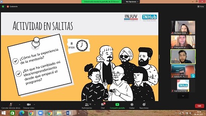 Jóvenes de la región participan en el Programa Mi Emprendimiento que desarrolla INJUV