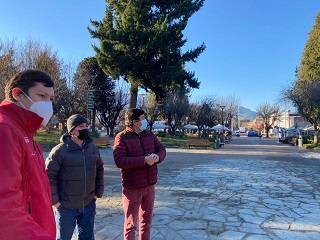 Con Marcha Blanca en Pileta de la Plaza de Coyhaique Trabajos de Mejoramiento del Minvu Entran en su Etapa Final
