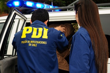 PDI ubica y detiene a sujeto requerido por Tribunales por delitos de robo y contra la salud pública