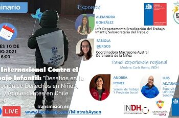 Invitan a seminario sobre los desafíos del Trabajo Infantil en Chile y en la Región de Aysén