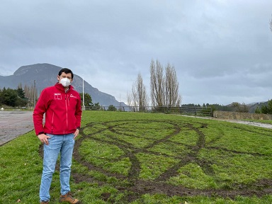 Seremi de Vivienda Lamentó Daños en Parque Costanera Río Simpson de Coyhaique