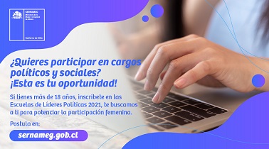SernamEG reitera llamado a postular a la Escuela Líderes Políticas
