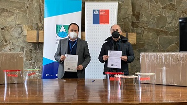 1.500 escudos faciales donó Universidad de Aysén a la Red Asistencial