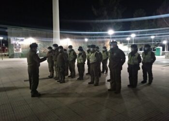 Carabineros desplegó cerca de 120 efectivos para resguardar la seguridad de las primarias presidenciales 2021