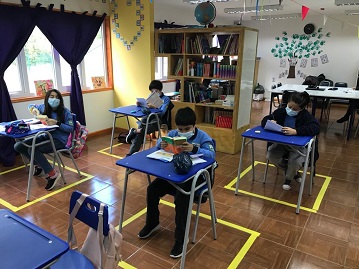 Escuela de Puerto Sánchez cumplió un año en clases presenciales