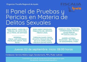 Masivo interés por participar en 2° Panel de Pruebas y Pericias de Delitos Sexuales
