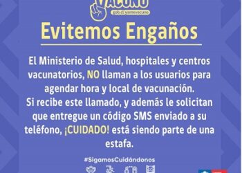 Seremi de Salud alerta a la comunidad por estafa telefónica sobre tercera dosis de vacunación