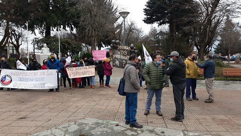 Asistentes de la Educación en picada contra la administración municipal de Coyhaique