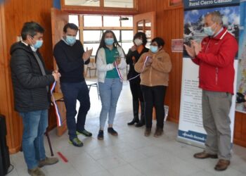 Inauguraron obras de mejoramiento para la prevención del Covid 19 en el Liceo Bicentenario Rural Cerro Castillo