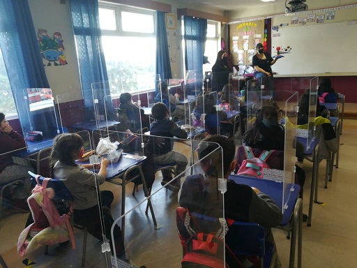 Colegios de Chile Chico retomaron clases presenciales con jornada completa