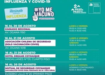 Conoce el calendario de la dosis de refuerzo para la semana del 23 al 27 de agosto