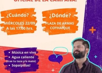 Pacto Apruebo Dignidad lanza campaña presidencial de Gabriel Boric con sopaipilla y música en vivo