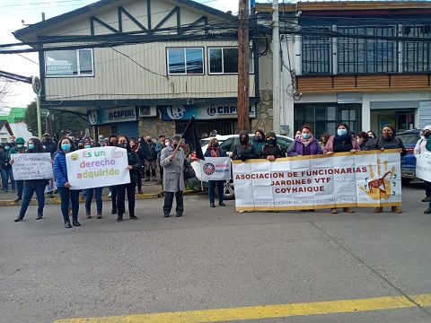 Asistentes de la Educación endurecen medidas de presión a alcalde Carlos Gatica y su Concejo