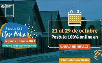 Minvu anuncia apertura del proceso de postulación al Subsidio para la Clase Media