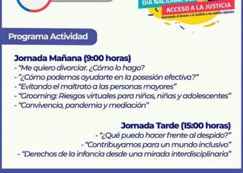 Corporaciones de Asistencia Judicial conmemoran “Día Nacional de Acceso a la Justicia” con maratón online de charlas para la comunidad
