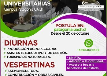 Admisión 2022: Campus Patagonia UACh abre postulaciones para carreras técnicas universitarias