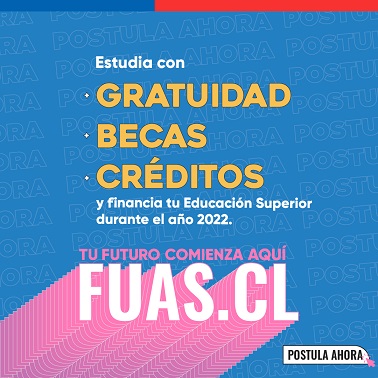Comienza la postulación a los Beneficios Estudiantiles para la Educación Superior 2022