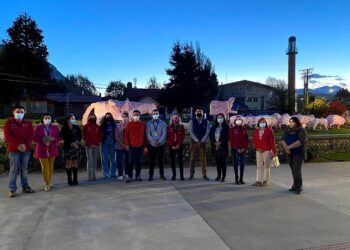 Coyhaique se ilumina de rosa para conmemorar el Día Mundial de la Lucha contra el Cáncer de Mama