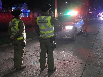 Carabineros realizó 118 controles tras servicio de ronda extraordinaria en Coyhaique