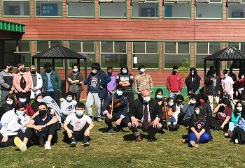 Estudiantes de liceos Bicentenario Kalem y Santa Teresa de los Andes participaron en intervenciones musicales del proyecto