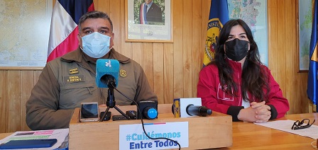 18-O: Sin detenidos, ni lesionados y solo con incidentes menores terminó jornada en la región de Aysén