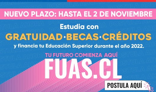 Mineduc extiende plazo de postulación a beneficios estudiantiles para la educación superior 2022