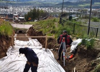 COMENZÓ CONSERVACIÓN DEL CONTROL ALUVIONAL EN EL CORDÓN DEL CERRO DIVISADERO
