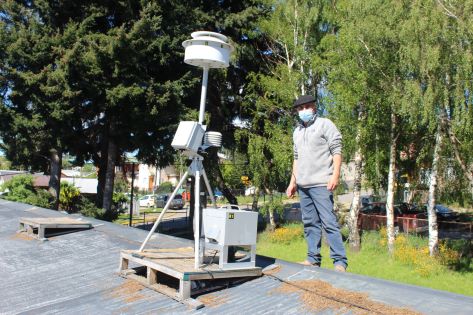 Laboratorio Eco Climático del CIEP y Escuela Nieves del Sur trabajan colaborativamente temas de contaminación atmosférica en Coyhaique