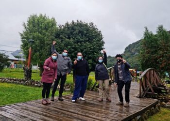 La Junta y Puyuhuapi se movilizan por la candidatura de Apruebo Dignidad
