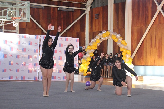 IND realiza encuentro deportivo de gimnasia rítmicay patinaje artístico del Programa Crecer en Movimiento