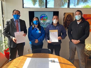 Laboratorio Eco – Climático del CIEP y Municipio de Cochrane firman convenio para desarrollo de trabajo conjunto en materias de cambio climático