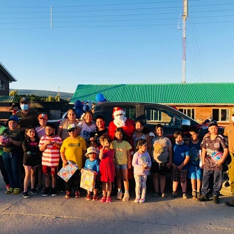 Trabajo entre Municipio y organizaciones permitió celebrar Navidad en la Comuna de Lago Verde