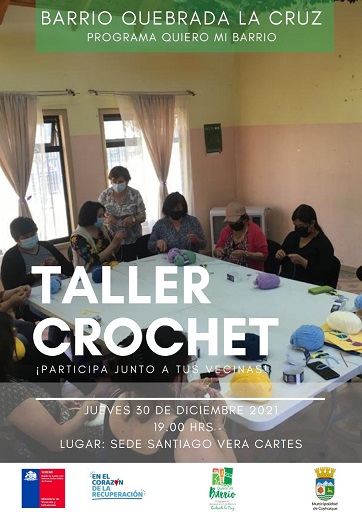 Vecinas del Barrio Quebrada de La Cruz se capacitan en Taller del programa Quiero Mi Barrio