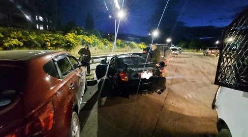 Carabineros de Coyhaique aborda incivilidades por carreras clandestinas siendo cursadas 130 infracciones y 11 vehículos sacados de circulación