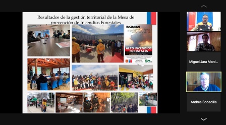 Reunión mesa regional de prevención de incendios forestales
