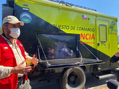 CONAF refuerza el llamado a la prevención con intervenciones en las carreteras