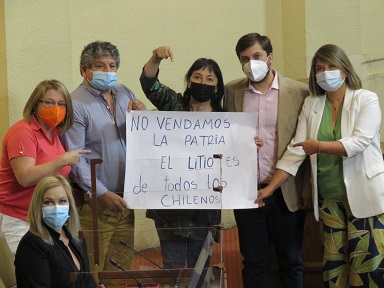 CÁMARA APROBÓ INICIATIVA DEL DIPUTADO RENÉ ALINCO PARA RECURRIR AL TRIBUNAL CONSTITUCIONAL POR LICITACIÓN DEL LITIO