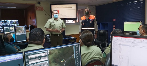 Carabineros se reúne con ONEMI Aysén y realizan coordinación para optimizar trabajo del ABC de la emergencia
