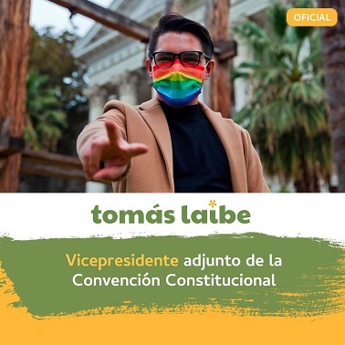 El constituyente aisenino Tomás Laibe será parte de la mesa directiva de la Convención Constitucional