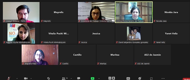 Se realiza charla sobre normativa laboral a agrupación de migrantes Asomisca