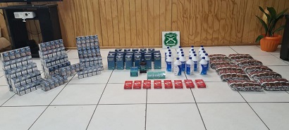 Carabineros de Chile Chico incautó mercancías de contrabando tras patrullaje fronterizo frente al río Jeinimeni