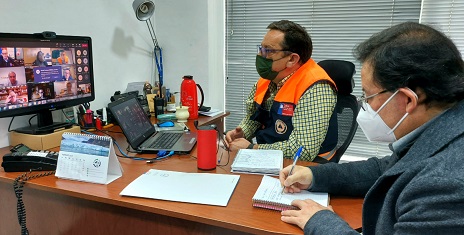 Delegado Presidencial Regional encabeza Mesa Técnica de Onemi por variable hidrometereológica en Aysen