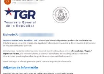 Nueva alerta sobre correos fraudulentos: TGR NUNCA te enviará enlaces de descarga
