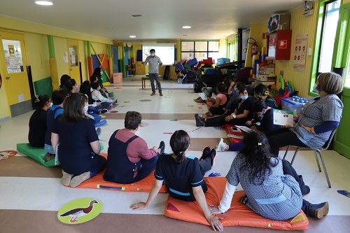 Fundación Integra capacita a equipos de Jardines Infantiles en uso y manejo de extintores