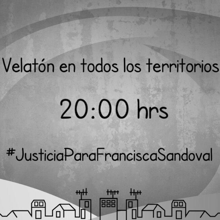 Velatón por Francisca Sandoval (Q.E.P.D.)