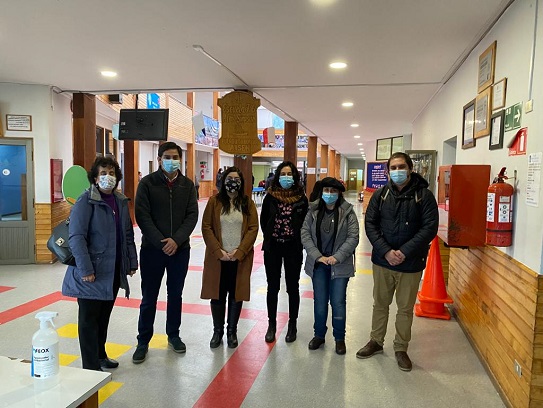 Seremi y equipo técnico de Educación realizaron jornada de trabajo en terreno en la comuna de Aysén sobre Convivencia Escolar